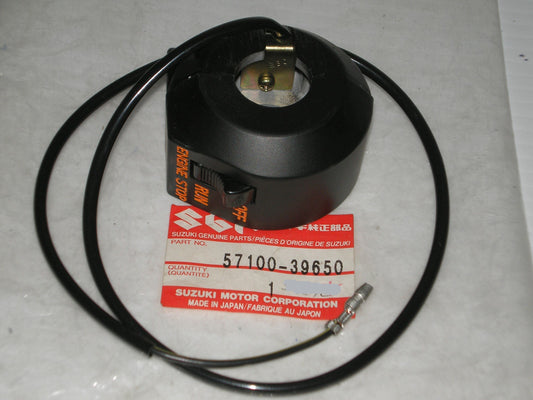 SUZUKI RV90 RV125 TC125 TS125 TS185 TS250 TS400 Throttle Case & On/Off Kill Switch Assy 57100-39650 / 57100-28640