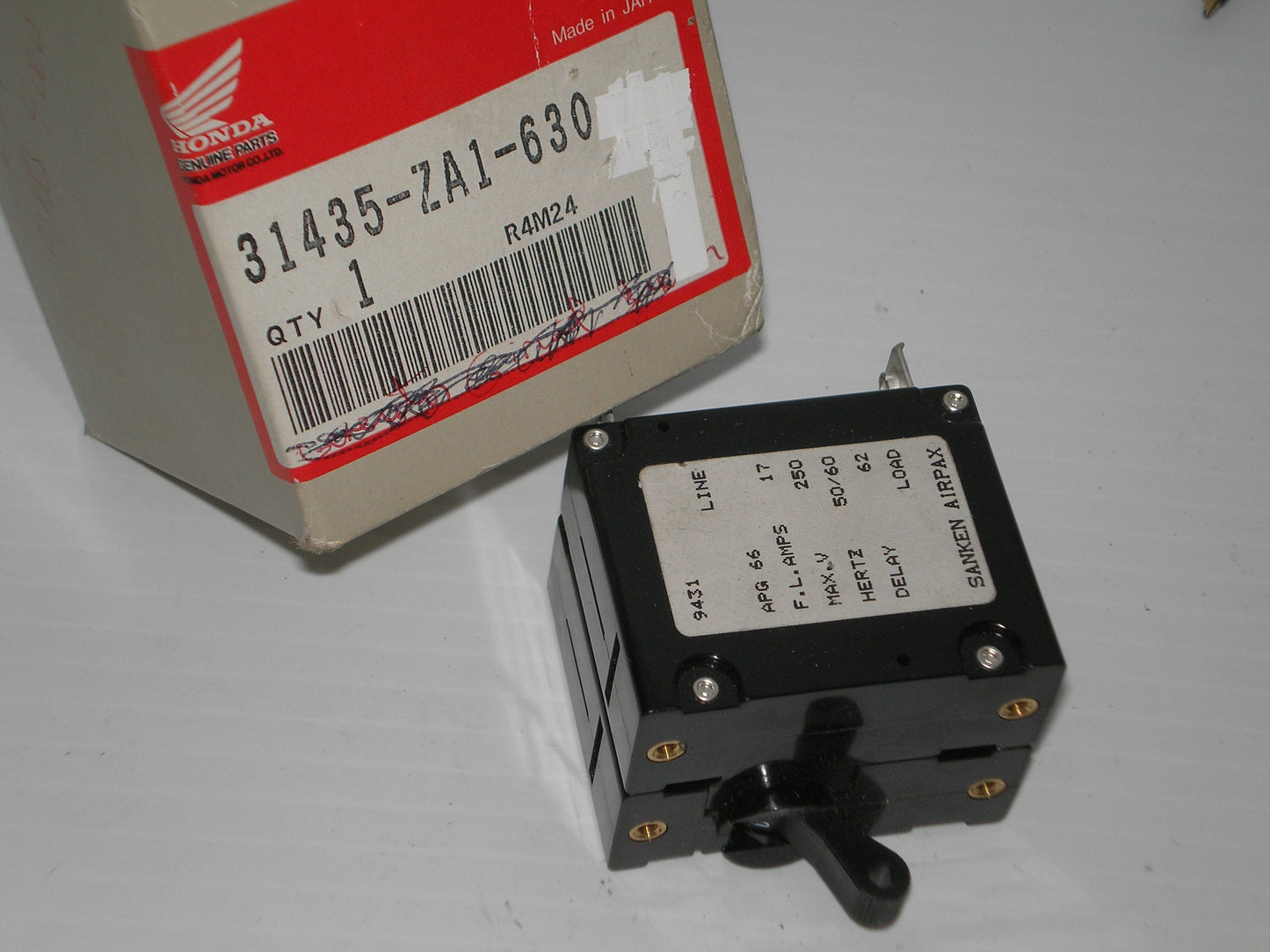 HONDA EB4000 EM4000 EMS4000 Generator Circuit Breaker / Fuse 31435-ZA1-630