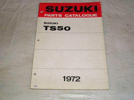 SUZUKI TS50  R J 1972  Factory Parts Catalogue  #248
