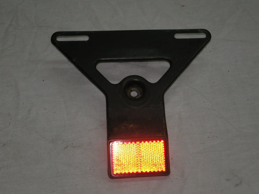 HONDA 1983 V45 VF700 VF750 INTERCEPTOR License Plate Bracket with Reflector