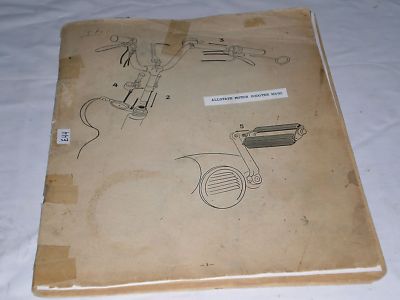 ALLSTATE Motor Scooter MS50 Operating / Maintenance & Parts Catalogue #E105