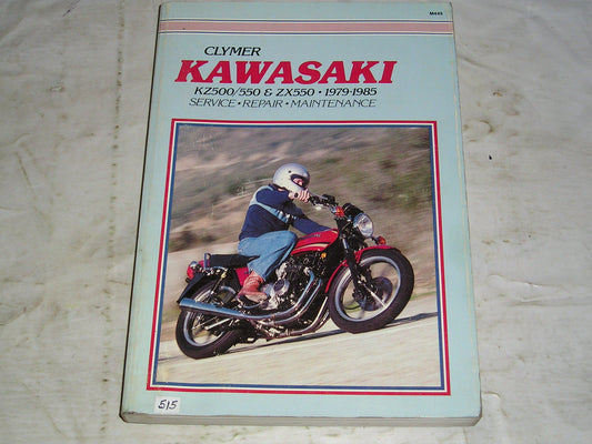 KAWASAKI KZ500 KZ550 ZX550 1979-1985 Clymer Service Manual M449  #515