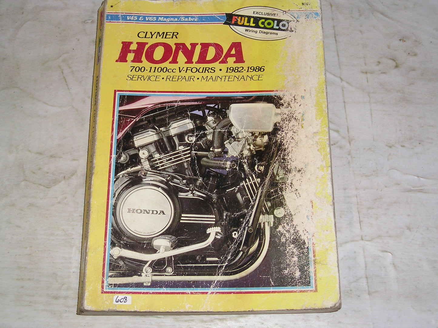 HONDA VF700 VF750 VF1100 V-Fours 1982-1986  Clymer Service Manual M327  #608