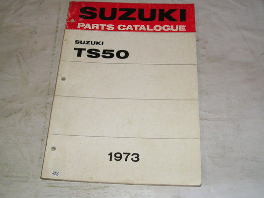 SUZUKI TS50 R J K Gaucho 1971-1973 Parts Catalogue #420