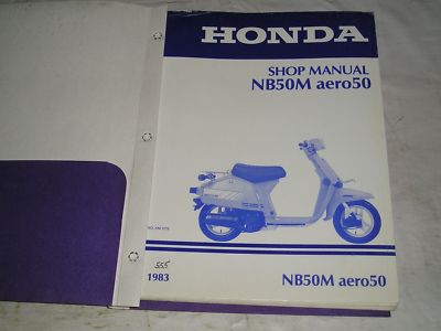 HONDA NB50 M 1983 Factory Shop Manual HM-1079 #555