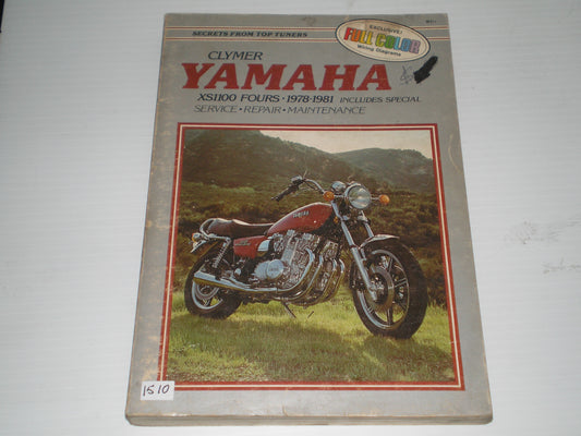 YAMAHA XS1100  Fours  1978-1981  Clymer Service Manual M411  #1510
