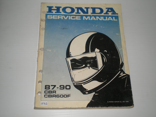 HONDA CBR600 F 1987-1990   Service Manual   61MT601  #1562