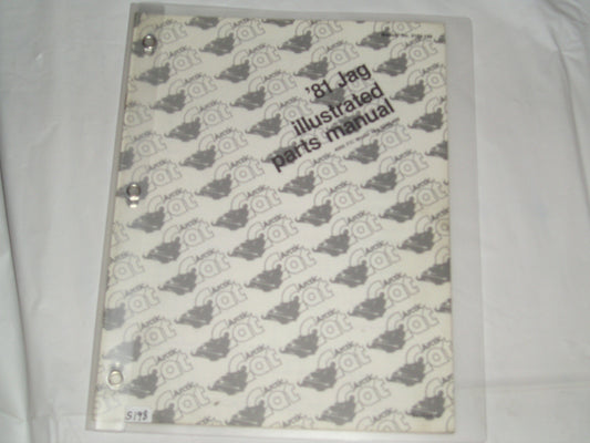 ARCTIC CAT Snowmobile Jag 1981 Parts Manual # 0185-188 #S198