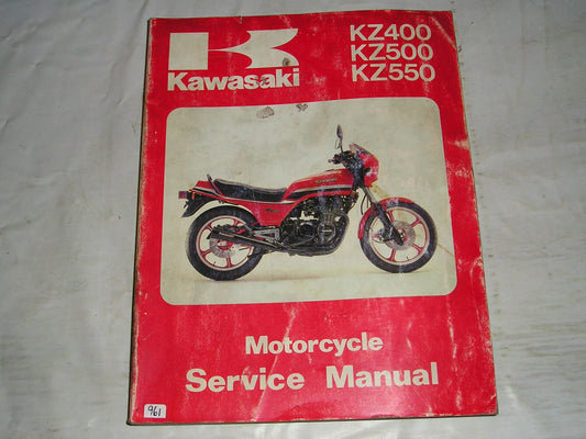 KAWASAKI KZ400 KZ500 KZ550 1979-1983  Service Manual  99924-1018-04  #961