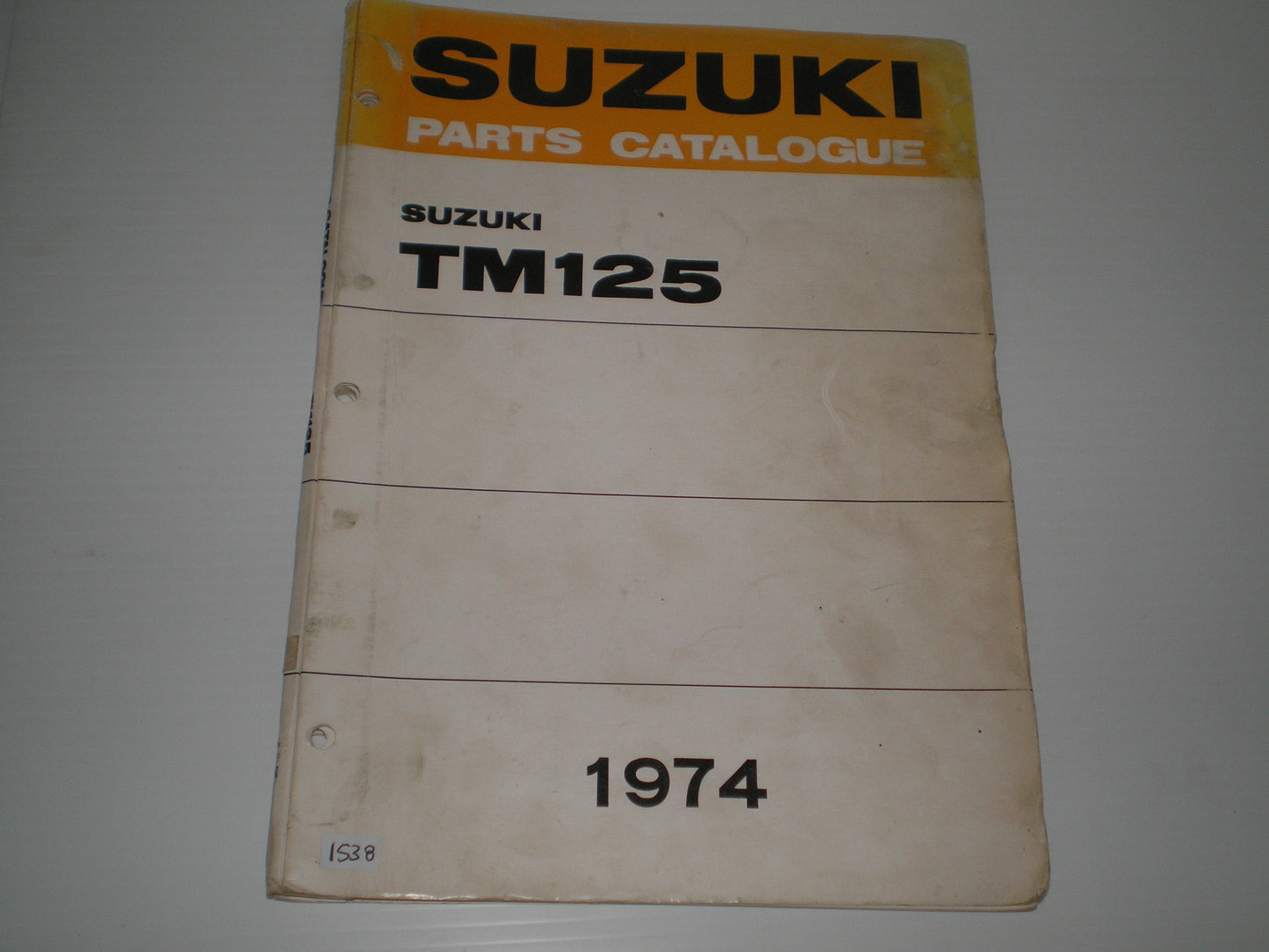 SUZUKI TM125  Challenger 1974  Parts Catalogue #1558