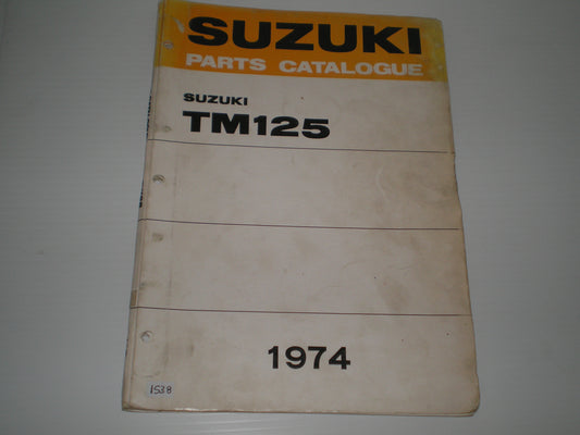 SUZUKI TM125 Challenger 1974 Parts Catalogue #1558