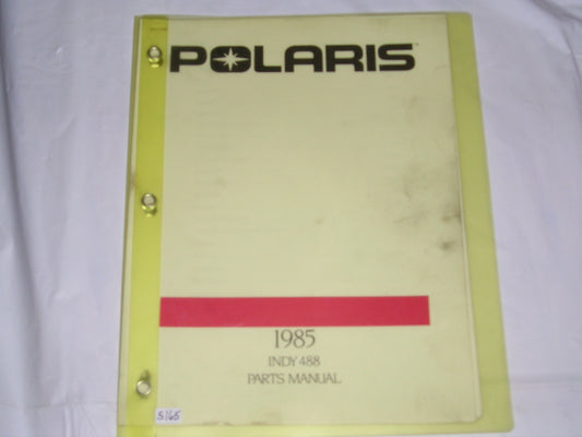 POLARIS Indy 488 1985 Parts Catalogue 9910953 #S165