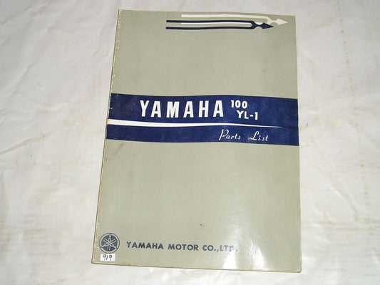 YAMAHA 100  YL1 YL-1  1966   Factory Parts List  #919