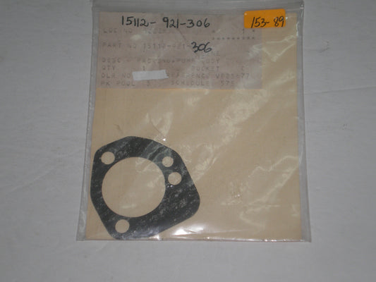 HONDA B75 Outboard Motor Oil Pump Body Packing Gasket 15112-921-020