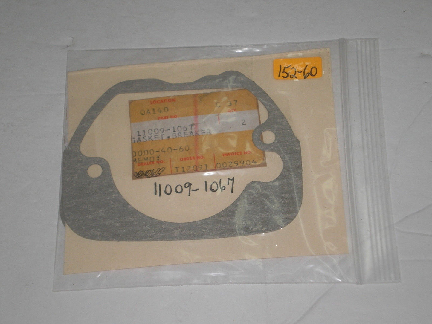 KAWASAKI KZ250 KZ305 1981-1988 Breather Gasket 11009-1067 11060-1401