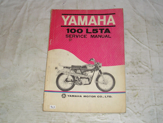 YAMAHA 100 Trailmaster  L5T A  L5TA  1970  Service Manual  #903