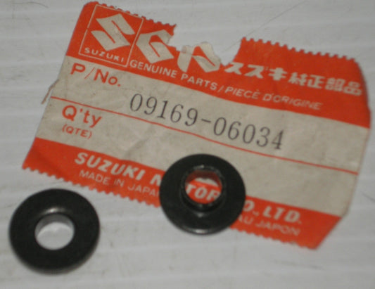 SUZUKI DR650 GS550 GS1100 GSX550 GSX1150 GV1400 LT230 LT250 Washers Set/2  09169-06034