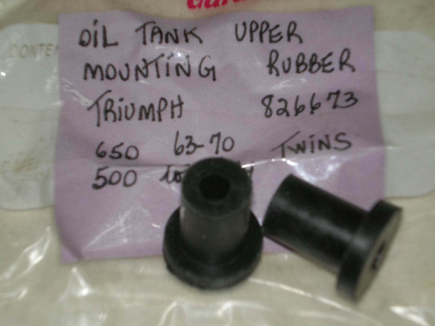 TRIUMPH BSA Twins & Tripple Oil Tank & Bettery Holder Rubbers Damper 826673 / 82-6673 / 688367 / 68-8367