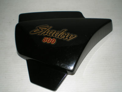 HONDA VT500 Shadow C/CF R/H Black Side Cover 83600-MF5-7500