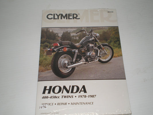 HONDA CB400 CB450 CM400 CM450 CMX450 1978-1987 Service Manual M334 #1496