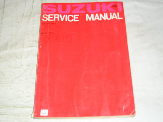 SUZUKI  55  M31 1965  Factory Service Manual  #354
