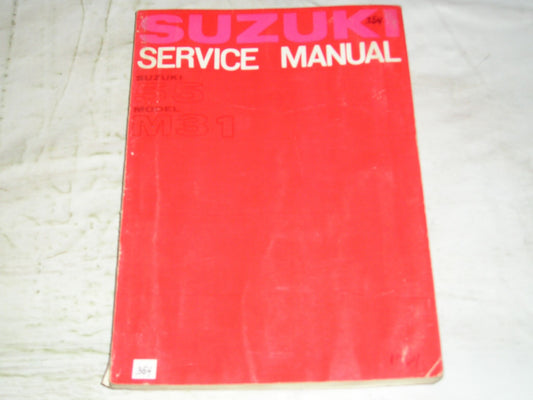 SUZUKI 55 M31 1965 Factory Service Manual #354