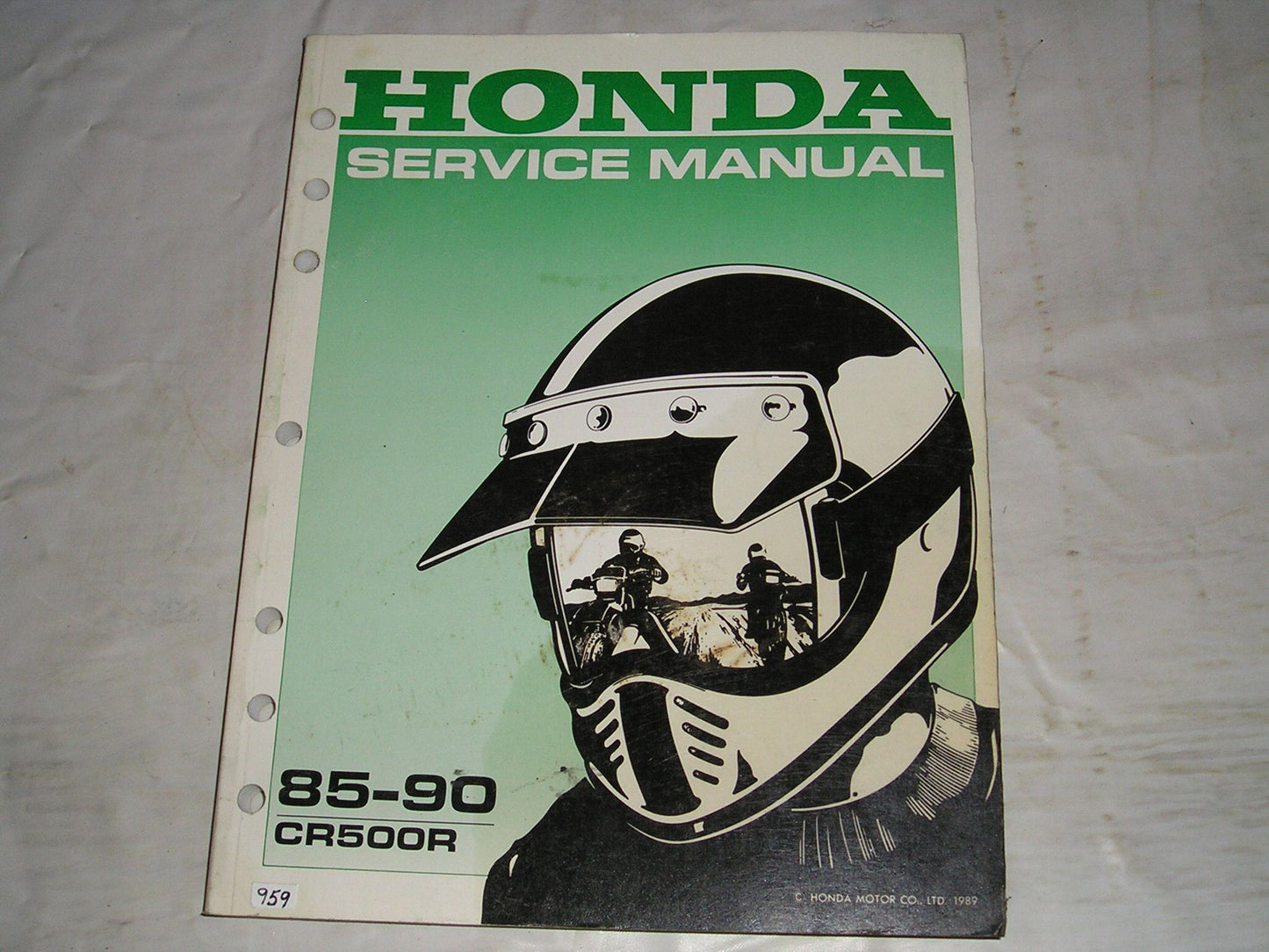 HONDA CR500R  CR500 R 1985-1990  Service Manual  61KA508  #959