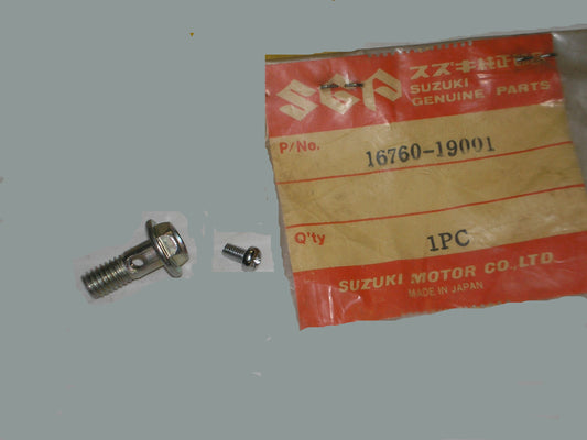 SUZUKI AS50 RV90 RV125 TC90 TC100 TC125 TM250 TS  Oil Line Banjo Bolt 16760-19001