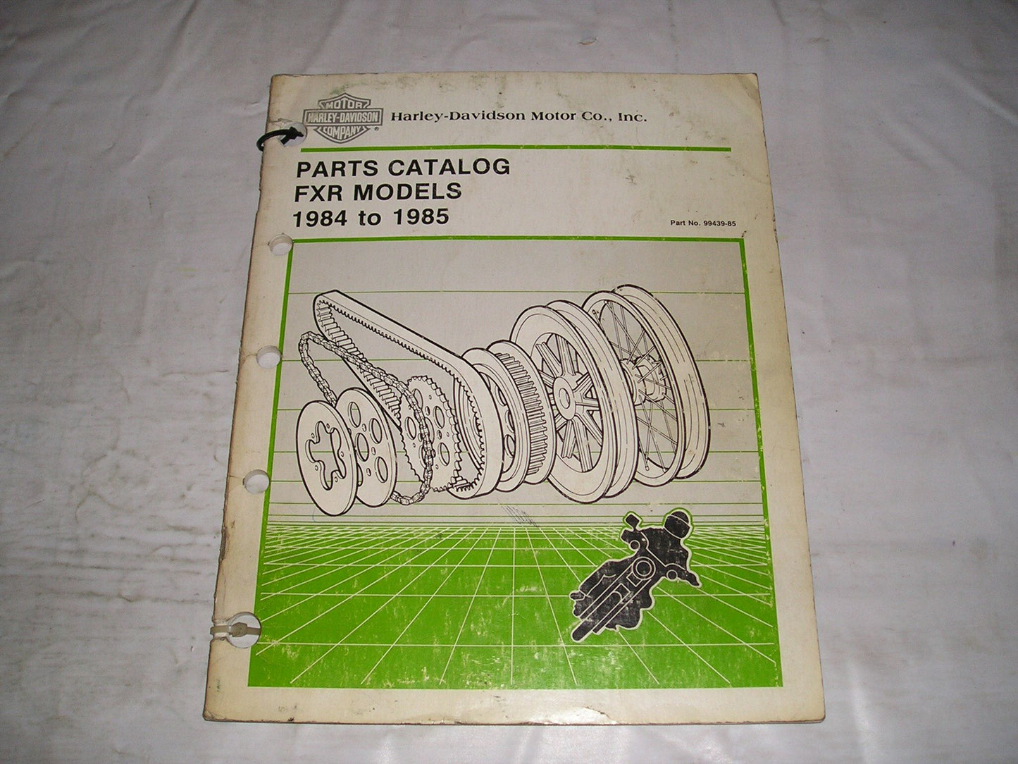 HARLEY-DAVIDSON 1984 1985  FXR Models  Parts Catalog  99439-85  #HD13