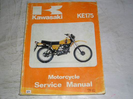 KAWASAKI KE175  D1 D2 D3 D4  1979-1982  Service Manual  99924-1020-04  #459