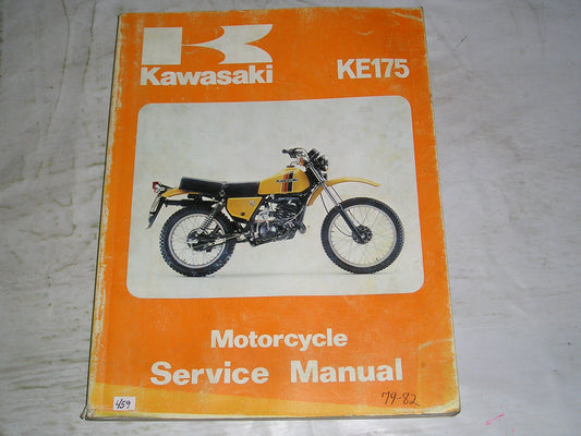 KAWASAKI KE175 D1 D2 D3 D4 1979-1982 Service Manual 99924-1020-04 #459