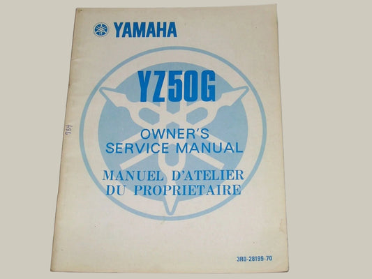 YAMAHA YZ50G  YZ50 G  1980  Service Manual  3R0-28199-70  #784