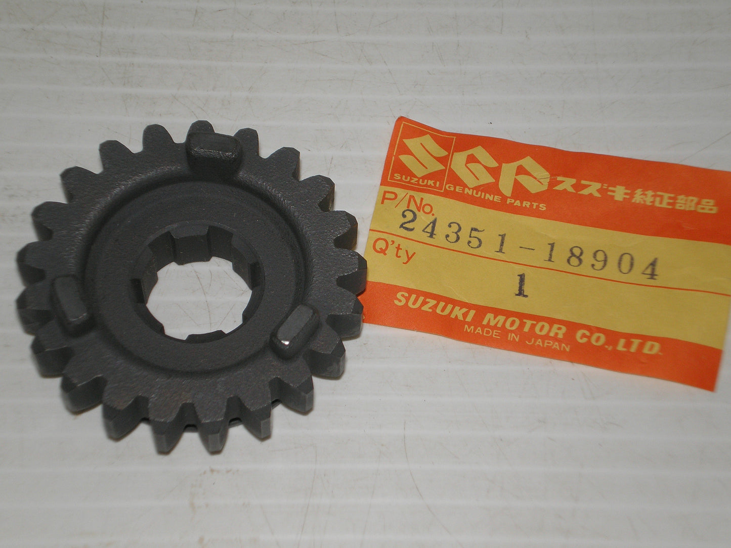 SUZUKI ALT125 LT125 Transmission Fifth Driven Gear 24351-18904