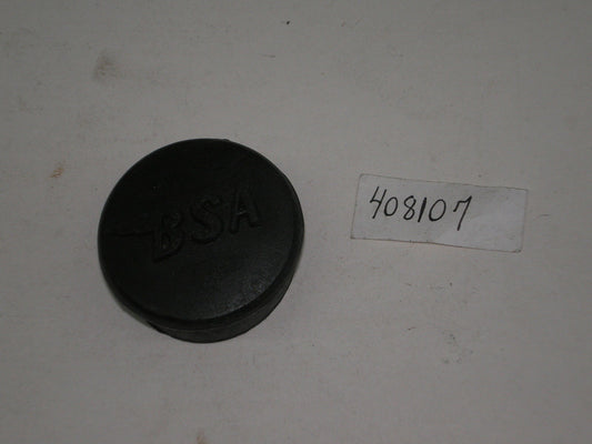 BSA B25 B44 Gas Tank Center Mount Plug with BSA Logo for Fiber Glass Tanks 408107 / 40-8107