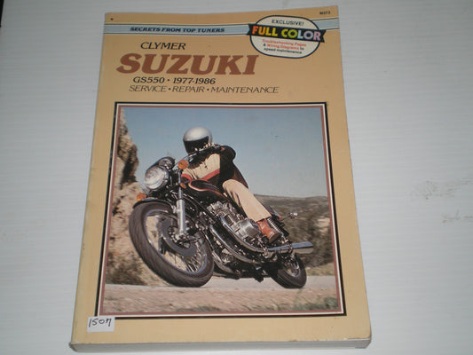 SUZUKI GS550  1977-1986  Clymer Service Manual M373  #1507