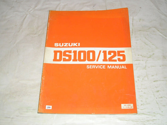 SUZUKI DS100  DS125 1980-1982  Service Manual  99500-21000-03E  #280.1