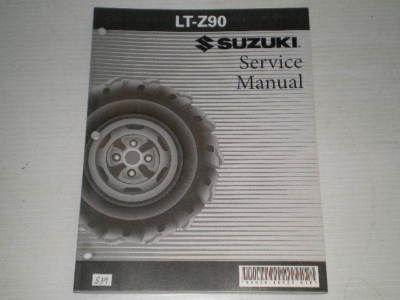 SUZUKI LT-Z90 LTZ90 2006 Service Manual 99500-40020-01E #539