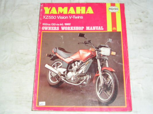 YAMAHA XZ550  V-Twins 1982  Haynes Workshop Manual 821  #641