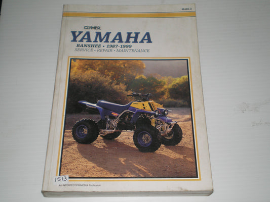 YAMAHA YFZ350 Banshee  1987-1999  Clymer Service Manual M486-2  #1502