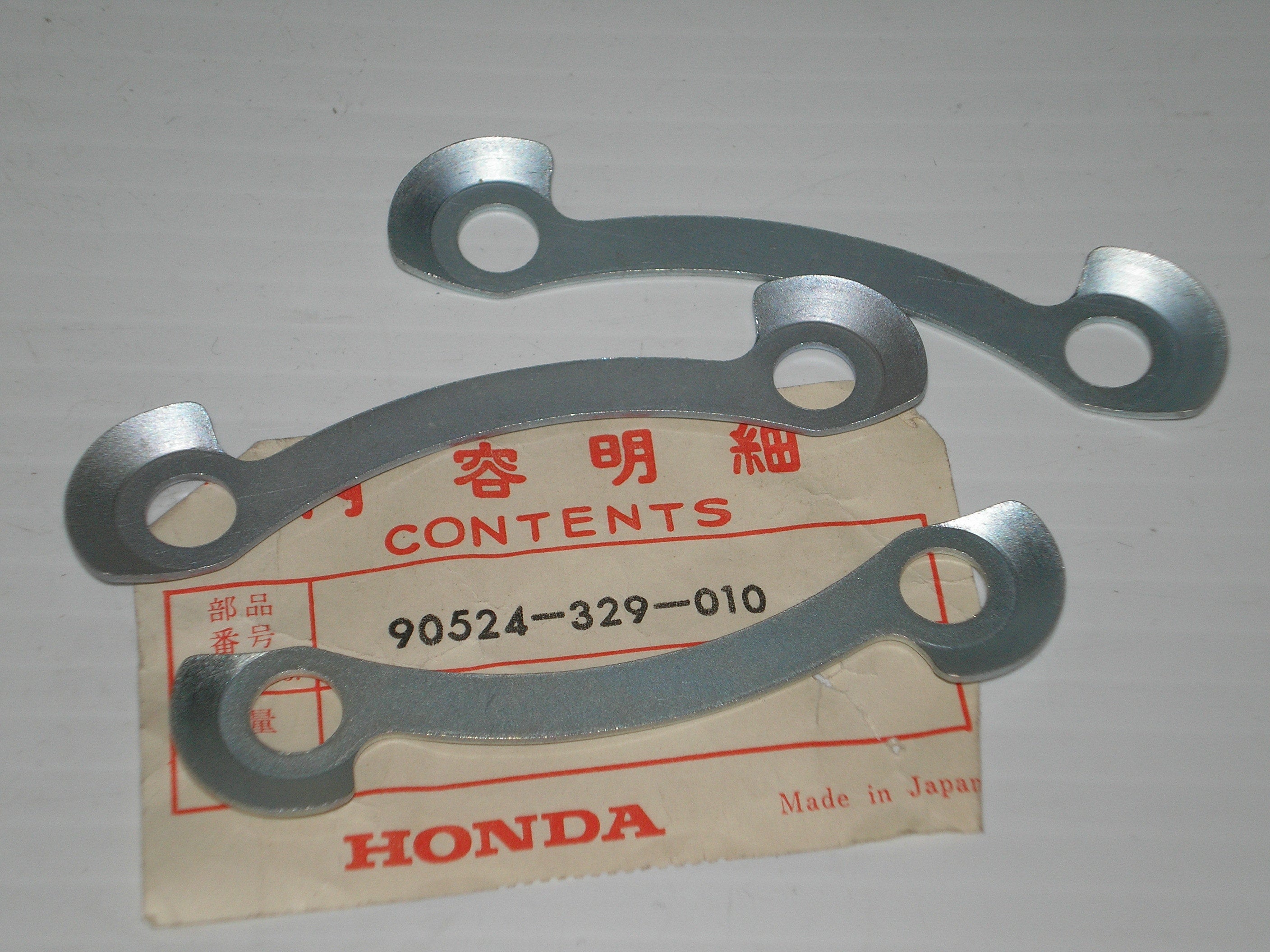 HONDA CR250 XL250 Rear Wheel Sprocket Bolt Lock Washers Set/3 9052432