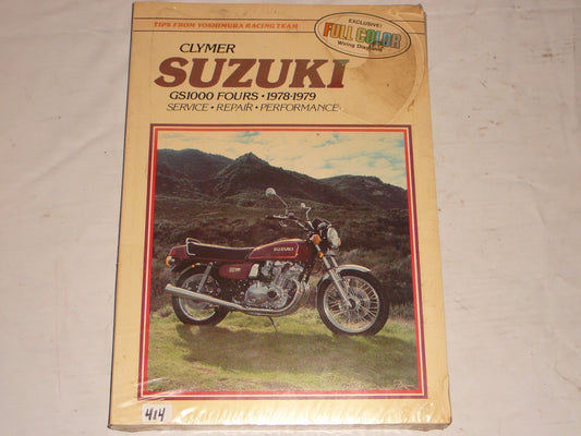 SUZUKI GS1000 Fours 1978-1979 Clymer Service Manual  M375  #414