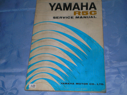 YAMAHA R5C R5 C 1972 Factory Service Manual #388
