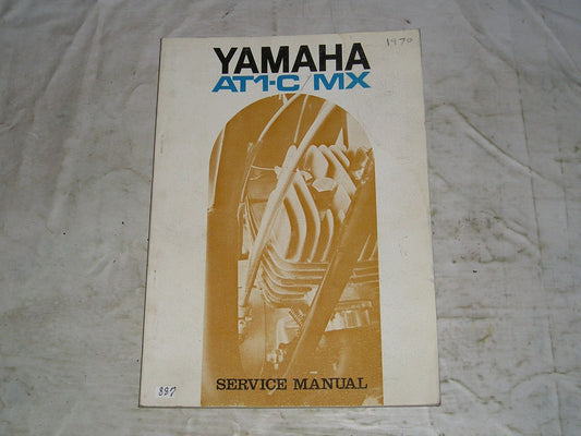 YAMAHA AT1  AT1C   AT1MX  1971  Factory Service Manual   #887