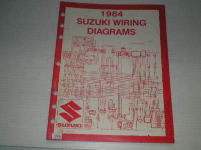 SUZUKI 1984  E Models  Wiring Diagrams Manual  99923-13841  #846