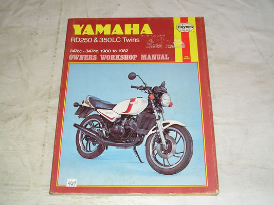 YAMAHA RD250 RD350 LC 1980-1982 Haynes Workshop Manual 803 #427