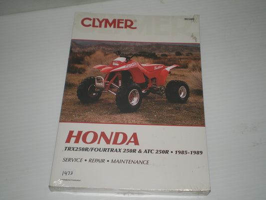 HONDA ATC250R  TRX250R  Fourtrax 250R & ATC 250R 1985-1989  Clymer Service Manual M348  #1473