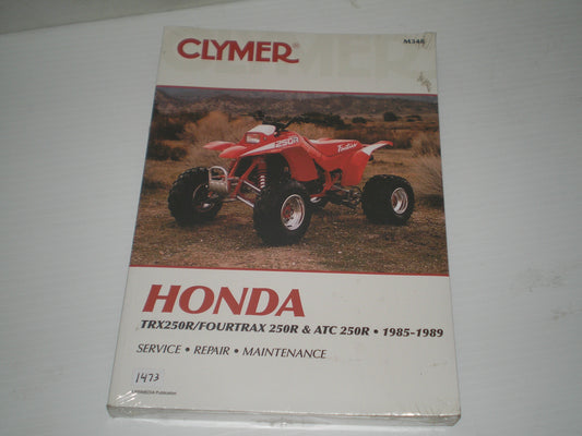 HONDA ATC250R TRX250R Fourtrax 250R & ATC 250R 1985-1989 Clymer Service Manual M348 #1473