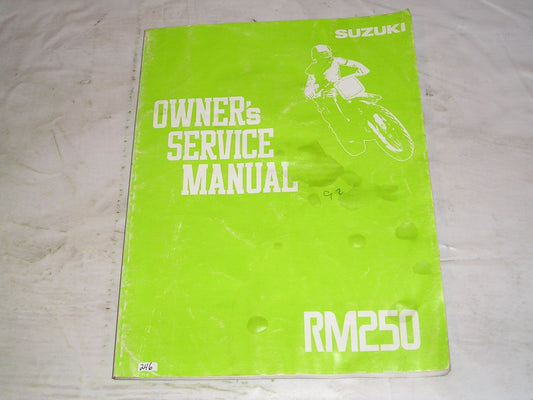 SUZUKI RM250 1992 Service Manual  99011-28C53-01A  #246
