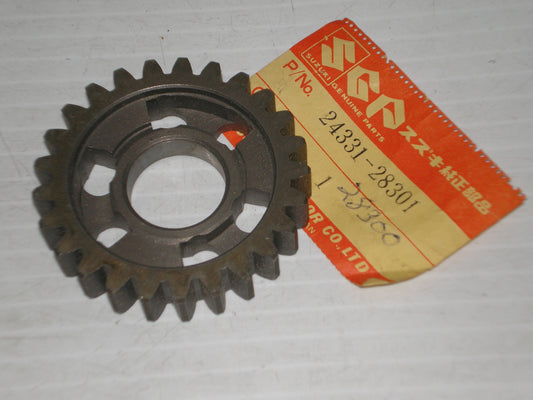SUZUKI RM100 RM125 TM100 TM125 Third Driven Gear 24331-28301 / 24331-28300
