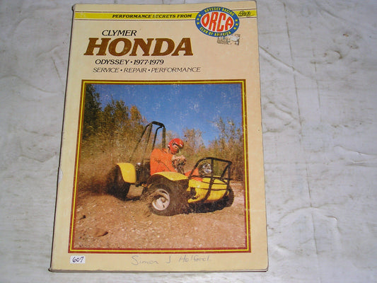 HONDA FL250 Odyssey 1977-1979  Clymer Service Manual M316   #607